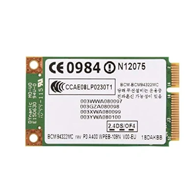 Imagen de Adaptador de red inalámbrica, tarjeta inalámbrica profesional Mini PCI E WIFI banda dual 2.4G + 5G 300 Mbps, para HP / Mac DELL Asus HEDY TSINGHUA TONGFANG