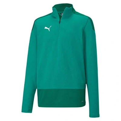 Imagen de PUMA Teamgoal 23 Training 1/4 Zip Top Jr Sudadera, Unisex niños, Pepper Green/Power Green, 176