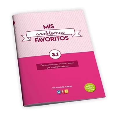 Imagen de Mis Problemas favoritos repaso 3º Educación Primaria Cuadernillo 3.1: mejora la Resolución De Editorial Geu (SIN COLECCION)
