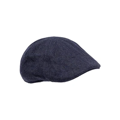Imagen de camel active Schiebermütze mit Sonnenschutz Elastisches Bündchen und Wolloptik Sommer Cap Flexfit Schirmmütze Vielseitig Einsetzbar Gorra de béisbol, Azul Oscuro, L para Hombre