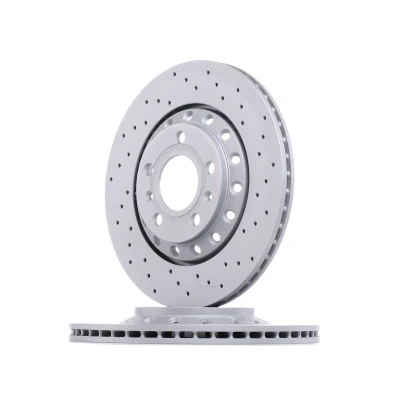 Imagen de ZIMMERMANN SPORT COAT Z 100.3311.52 Disco de freno 310 22 7/5 5 112 ventilación externa, perforado revestido altamente carbonizado AUDI: A8 D3