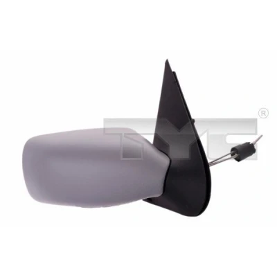 Imagen de Espejo retrovisor Tyc 310 0075 derecha imprimado Ajuste por cable, convexo FORD: FIESTA 4