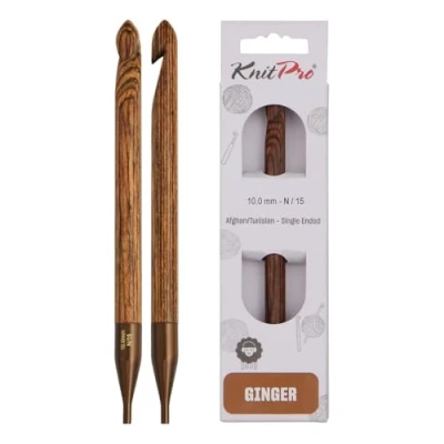 Imagen de KNITPRO Afgano/Túnez: Aguja de Ganchillo, Mixto, Assorted, 10 mm