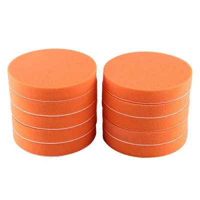 Imagen de Esenlong Pulidora Coche Esponjas, 10 Unids/Lote 6 (150 Mm) Esponja Kit de Almohadilla Encerado Herramienta para Buffer Naranja Coches Abrillantador Limpieza