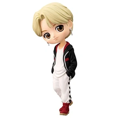 Imagen de Banpresto BP18655 Figura Q Posket Jimin BTS TinyTAN Mic Drop Volumen 2, 14 cm, Multicolor