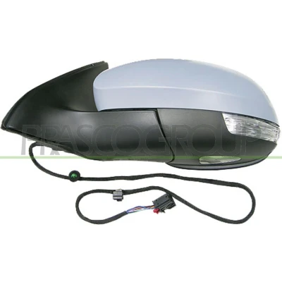 Imagen de Espejo retrovisor Prasco VG8077374P izquierda imprimado eléctrico calefactable, abatible eléctricamente, no tintado, asférico VOLKSWAGEN: Tiguan I