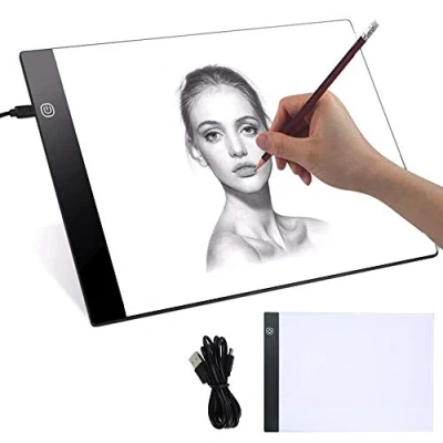 Imagen de Mesa de Luz Dibujo A4 para Calcar USB LED Tableta dibujar proyector Animacion Caligrafía