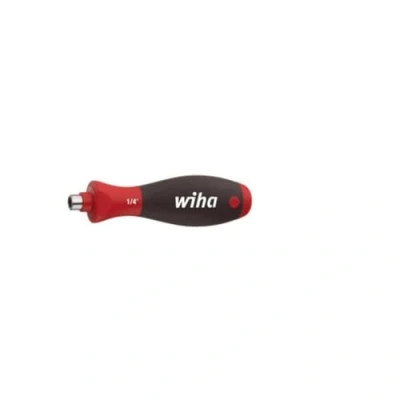 Imagen de Wiha 32160 Destornillador con portabits magnético 281 SoftFinish Stubby 1/4&#039;&#039; Ref. 28102, 125 mm