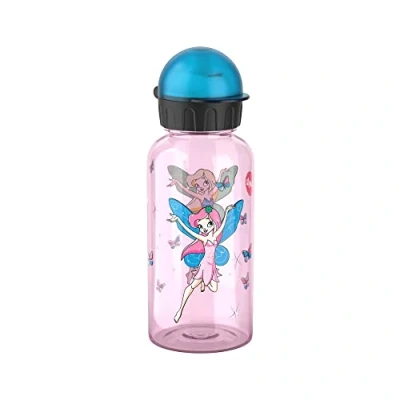 Imagen de Emsa Botella N30515 Kids Tritan Capacidad: 0,4 litros 100% segura/práctica/higiénica/densa/inocua cierre inteligente Diseño: hada