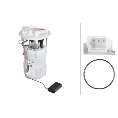 Imagen de HELLA 8TF 358 306 871 Unidad de alimentación combustible con junta, sensor nivel eléctrico Gasolina RENAULT: Kangoo I, I Express