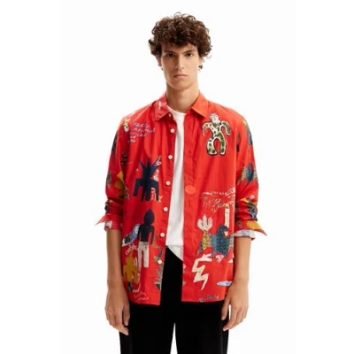 Imagen de Desigual Camisa, Hombre, Talla: XL, Red