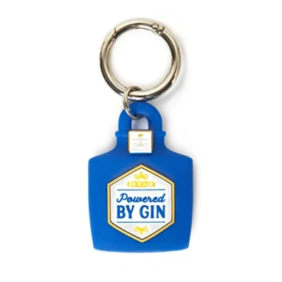 Imagen de Legami Llavero para AirTag de 3,8 x 5 cm, silicona y metal, Tema Gin, Personaliza tu dispositivo, protege sin que la señal, Talla única, ATA0003