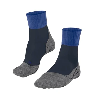 Imagen de FALKE TK2 Explore Cool Short M SSO lyocell hilo funcional anti ampollas gruesa 1 par, Calcetines para senderismo Hombre, Azul (Cobalt 6118), 46 48