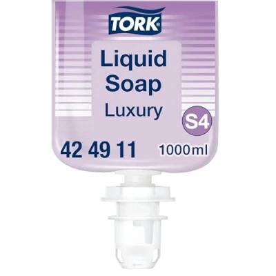 Imagen de Tork Jabón Líquido Luxury S4, Desinfectante con Aroma Floral, 1000 ml, 424911