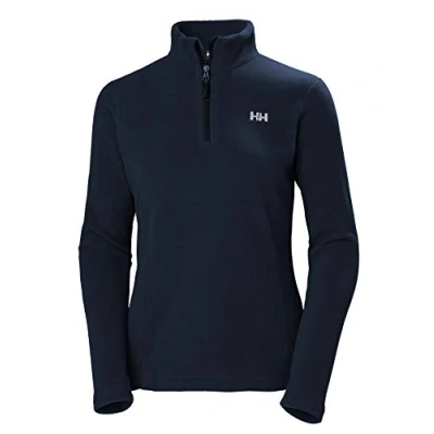 Imagen de Helly Hansen W Daybreaker 1/2 Zip Fleece Forro polar, Azul Marino 01, S Mujer