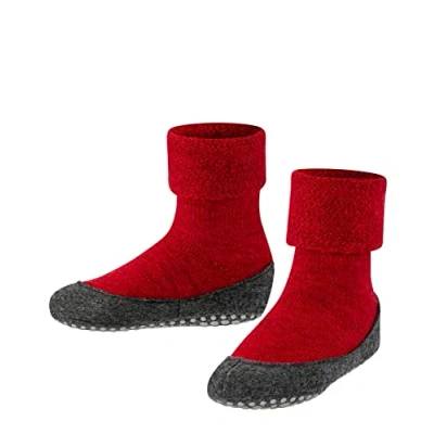 Imagen de Falke Cosyshoe Homesocks WOOLMIX, Silicon GRIP Calcetines para niños, Talla: 33/34, Rot