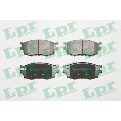 Imagen de LPR 05P1345 Juego de pastillas freno HYUNDAI: i20 I Hatchback, ACCENT 3 Stufenheck, 3, KIA: RIO 2