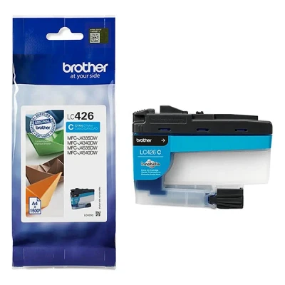 Imagen de Cartucho de tinta Brother LC426C, Compatible con MFC J4540DWXL, Cian