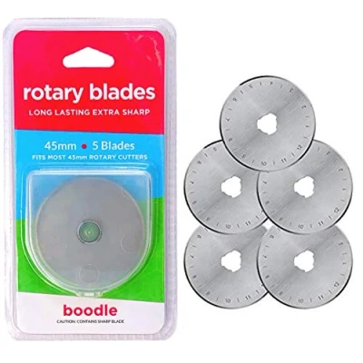 Imagen de Boodle Cuchillas de acero redondas para Olfa y Dafa con funda (5 x 45 mm)