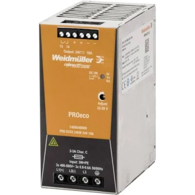 Imagen de Weidmüller 1469540000 PRO ECO3 240W 24V 10A Connect Power PROeco Trifásica
