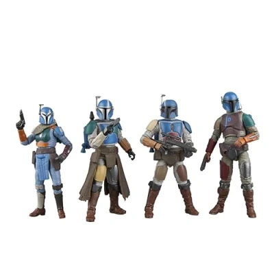 Imagen de Star Wars La colección Vintage, Mandalorian Shriek Hawk, Wars: The Mandalorian, Pack de 4 Figuras 9,5 cm