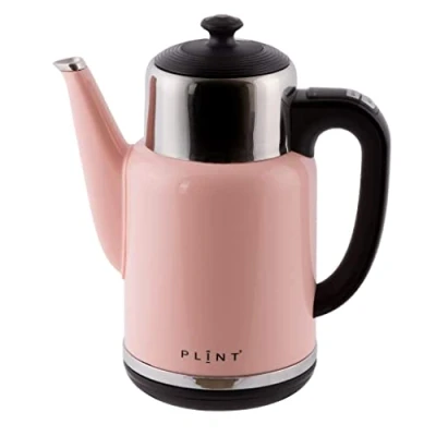 Imagen de PLINT Rose Color Kettle 1.7 Litre Capacity Double Wall Hot Water for Tea and Coffee Fast Boil 1500W Cordless Electric BPA Free Dry Protection Anti Slip 360 base