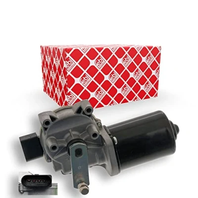 Imagen de FEBI BILSTEIN 48671 Motor del Limpiaparabrisas 12 delante para vehíc. con volante a la izquierda VOLKSWAGEN: Transporter 5 Bus,