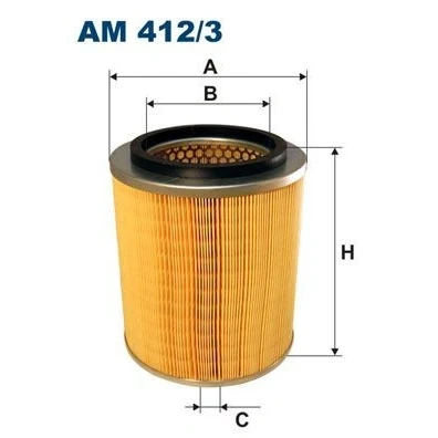Imagen de Filtro de aire FILTRON AM 412/3