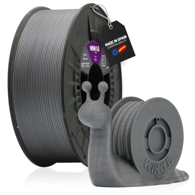 Imagen de WINKLE Filamento PLA HD Plata Impresora 3D 2,85mm 1kg Compatible con Todas las Impresoras Precisión Dimensional Bobina