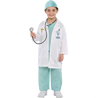 Imagen de amscan Disfras A La Moda Infantil Disfraz, Liso, Color Azul, 3 4 años (999659)