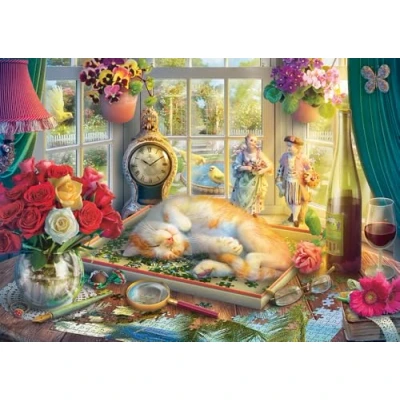 Imagen de Schmidt Spiele Puzzle de 1000 Piezas con Gato 59789, Multicolor