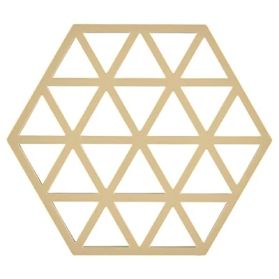 Imagen de Zone Denmark Trivet Triangles Warm Sand 16 x 14 cm