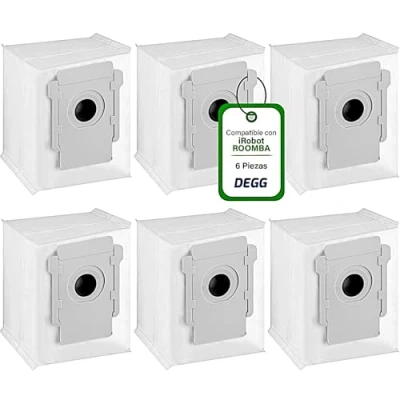 Imagen de DEGG Bolsas de Aspiradora Compatible con iRobot Roomba i8 i8+ i7 i7+ i6 i6+ i4 i4+ i3 i3+ s9 s9+ j7 j7+ Repuesto Accesorios para Aspiradora, Ajuste Perfecto