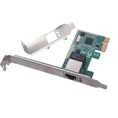 Imagen de Knadgbft 1 unidad 1000 Mbps Gigabit Ethernet PCI Express E Tarjeta de red 10/100/1000M RJ45 LAN adaptador convertidor controlador
