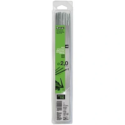 Imagen de TOPARC 40 Varillas TIG INOX (316L) Ø2,0 330mm 0,33Kg BLISTER