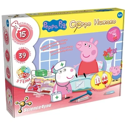 Imagen de Science4you Peppa 4año, Descubre El Cuerpo Humano, Juego para 4+ años, Serie &#039;Peppa Pig&#039;, Multicolor (SY 80002995)
