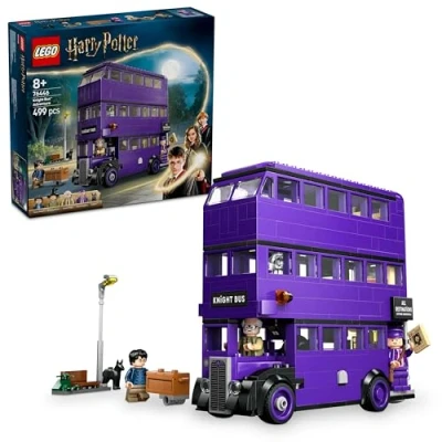 Imagen de LEGO Harry Potter Aventura en El Autobús Noctámbulo de Juguete con 5 Minifiguras Inc. Ernie Prang, Stan Shunpike y Canuto, Regalo para Niños Niñas 8 Años o Más, Prisionero Azkaban 76446