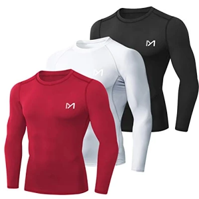 Imagen de MEETYOO U6T Camisa, Negro + Blanco Rojo, L Men&#039;s
