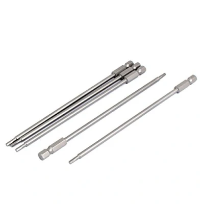 Imagen de sourcing map puntas de Destornillador magnético 5pcs Varilla hexagonal 1/4&quot; H2.5 2.5mm insertar