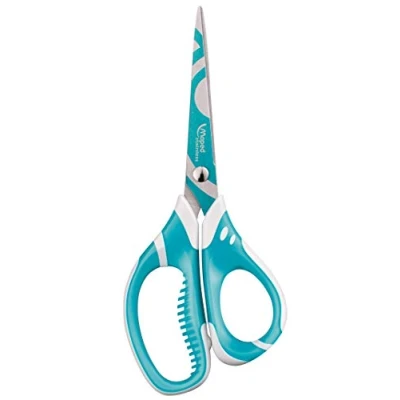 Imagen de Maped 595010 tijera para papel tijeras (Solo, Ambidextro, Semi offset handle, Straight cut), Color aleatorio, 15 cm