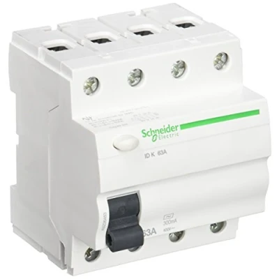 Imagen de Schneider Electric A9Z06463 Interruptor Diferencial, 4P, 63A, 300Ma, Clase Ac