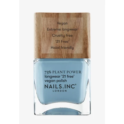 Imagen de Nails Inc CLEAN TO THE CORE Plant Power veganer Nagellack 73% Based, 100% Vegan &amp; Tierversuchsfrei Perfekte Maniküre, zartes Blau Für umweltbewusste Nail Art