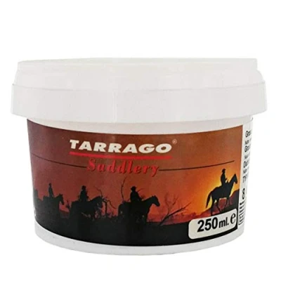 Imagen de Tarrago Grasa para Cuero Saddlery 250ml Evita la Formación de Grietas en Accesorios (Negro 18)