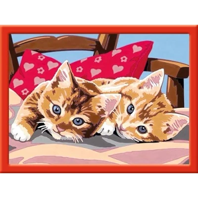 Imagen de Ravensburger 283422 &quot;Two Cuddly Kittens Juego de pintura por números