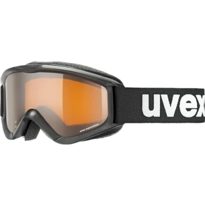 Imagen de uvex speedy pro, gafas de esquí infantiles, con mejora del contraste, campo visual ampliado antivaho, white/lasergold, one size