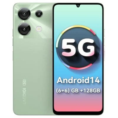 Imagen de UMIDIGI G9 5G Smartphone, Android 14 Movil, 90HZ Octa Core, 12(6+6) GB+128GB Moviles, Pantalla 6.75&quot;, Cámara 50MP, Face &amp; Fingerprint Unlock, Batería 5000mAh, GPS, Dual SIM Telefono Movil
