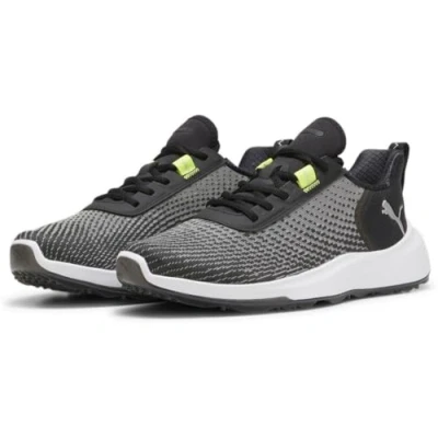 Imagen de PUMA Fusion Crush Sport, Golf Shoe Hombre, Black Electric Lime, 40 EU