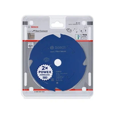 Imagen de Bosch Professional Disco de sierra circular Expert for Fibre Cement (fibrocemento, 165 x 20 1,8 mm, 4 dientes, accesorio sin cable)
