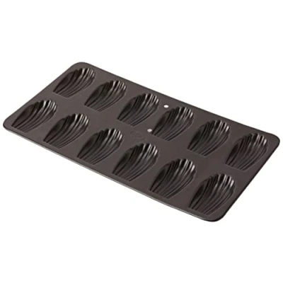 Imagen de Vespa Madeleine Molde Antiadherente 12 plazas, Aluminio, Negro
