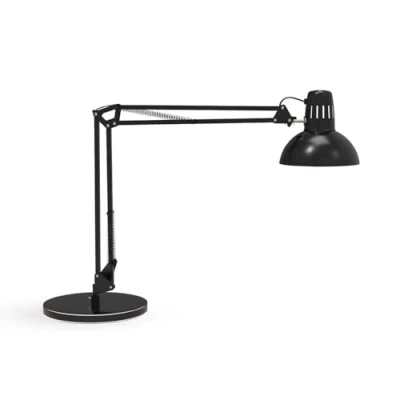 Imagen de MAUL lampara escritorio MAULstudy LED con soporte ajustable brazo articulado para Elegante de mesa metálica Fuente luz incluida Negro